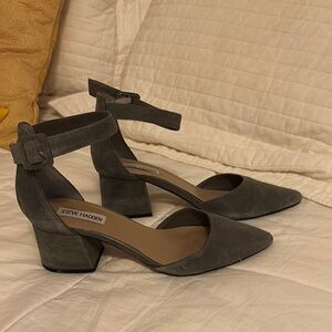 Steve Madden Gray Women's Block Heel Shoes